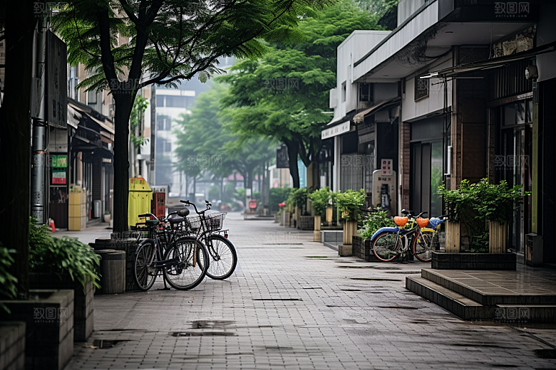 杭州城市风光风景景色摄影图