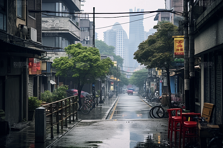 杭州城市风光都市高清摄影图