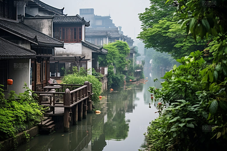 杭州城市风光风景高清摄影图