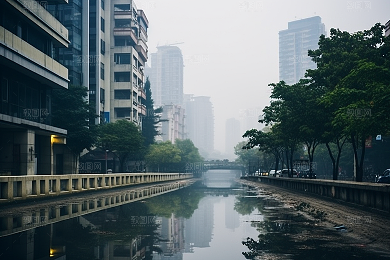 杭州城市风光都市国内游摄影图