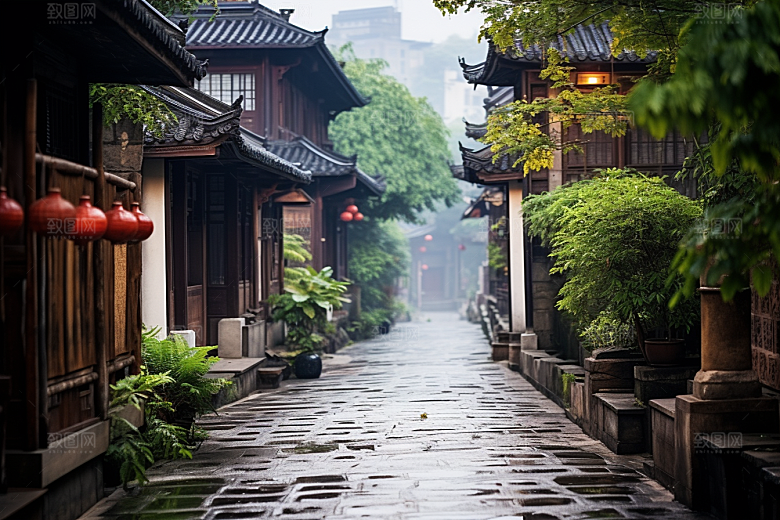 杭州城市风光都市风景摄影图