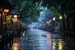 杭州城市风光地标旅游摄影图