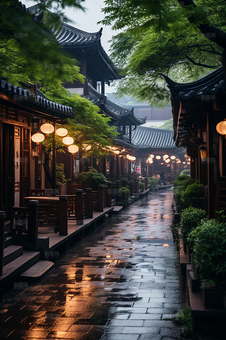 杭州城市风光国内游风景摄影图