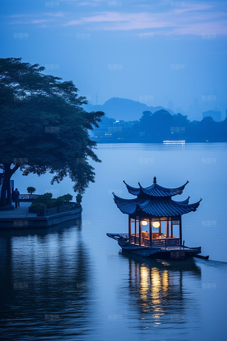 杭州城市风光旅行旅游摄影图