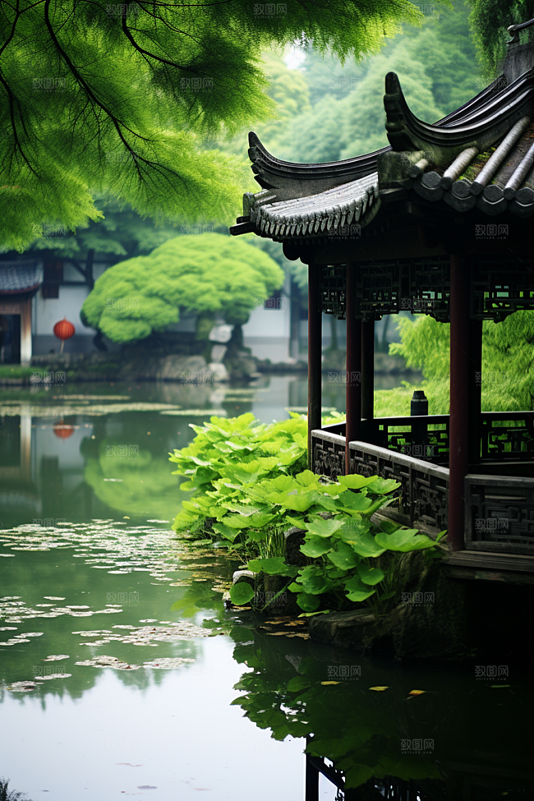 杭州城市风光国内游风景摄影图
