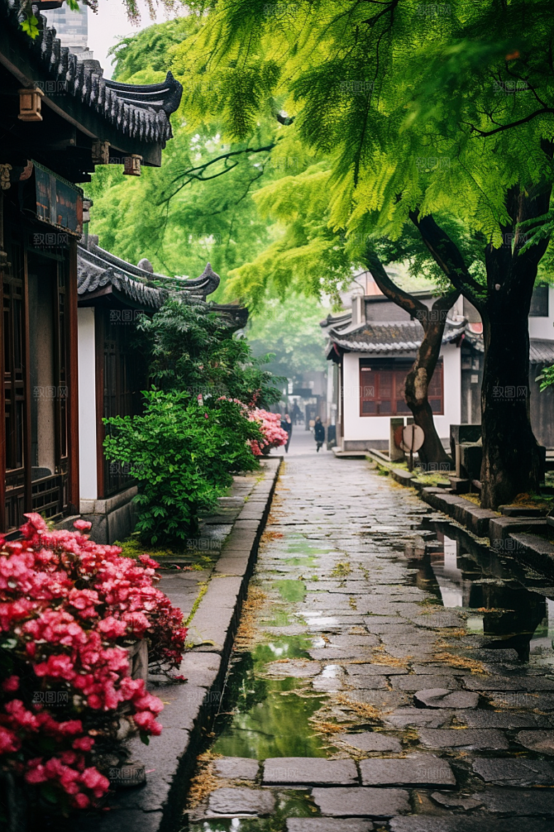 杭州城市风光风景国内游摄影图