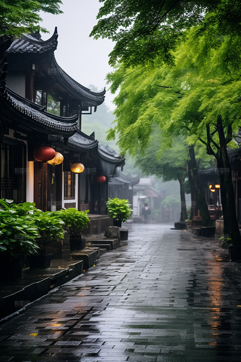 杭州城市风光旅行国内游摄影图