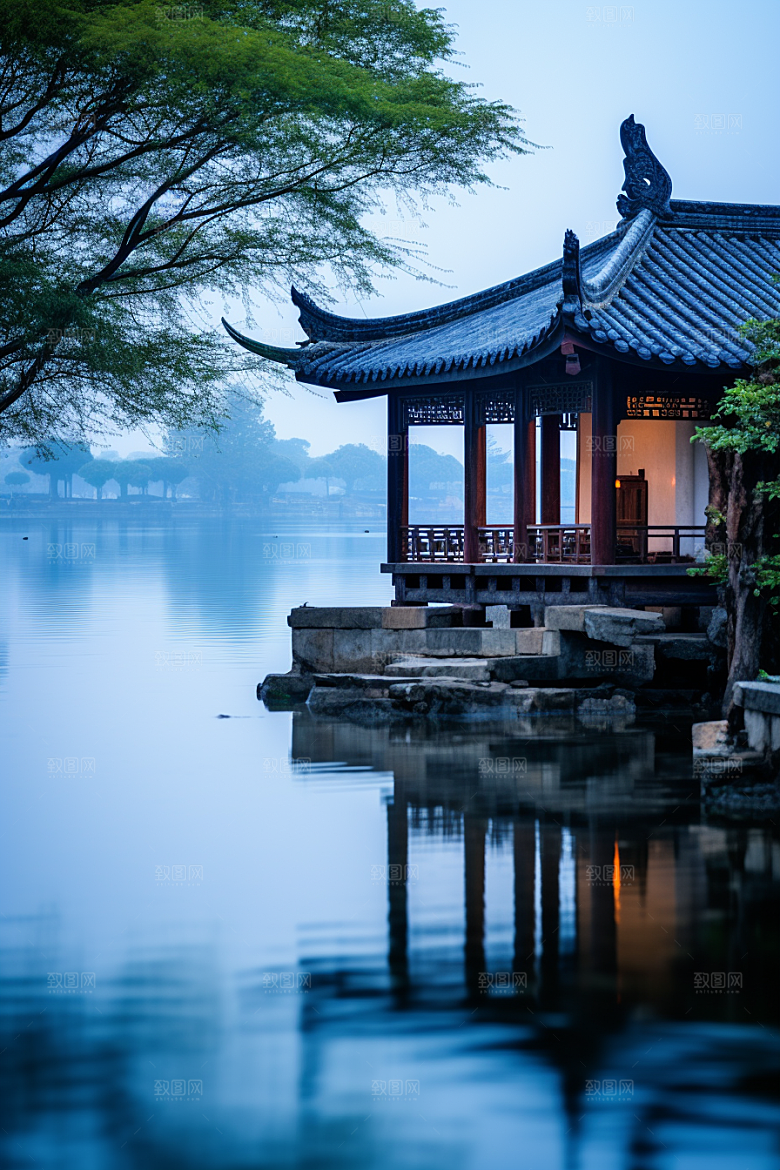 杭州城市风光风景国内游摄影图