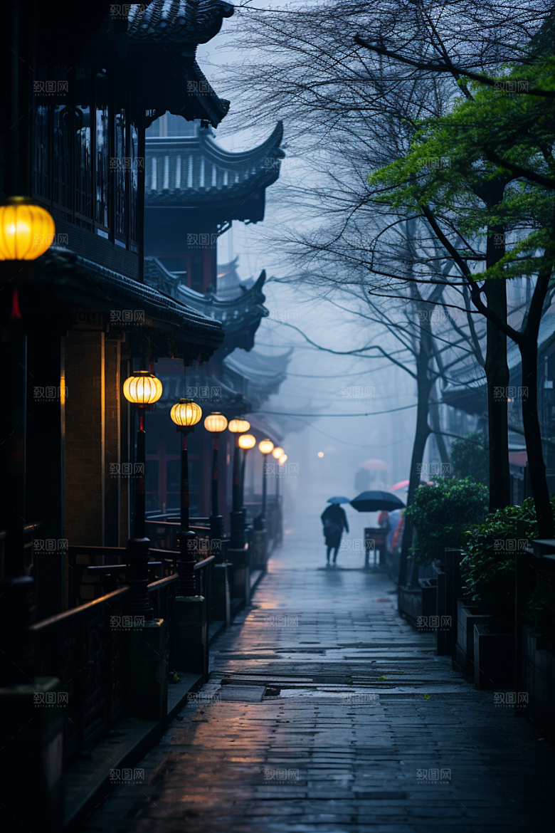 杭州城市风光高清地标摄影图