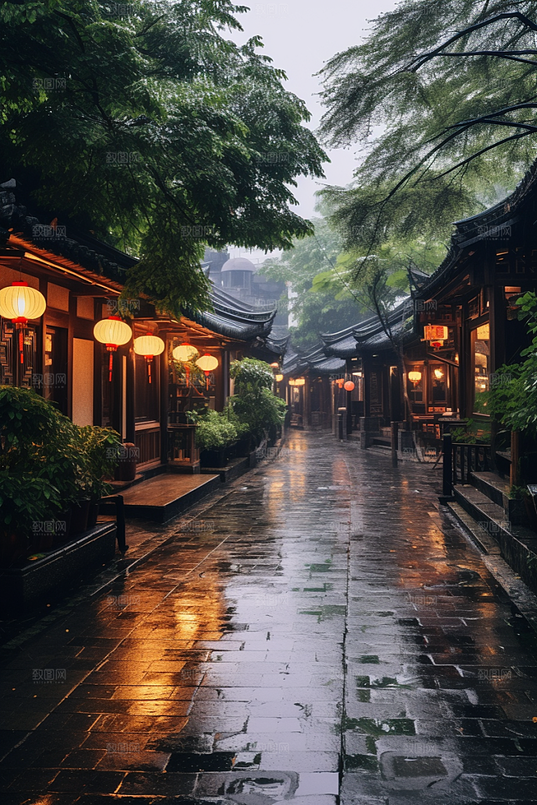 杭州城市风光景点高清摄影图