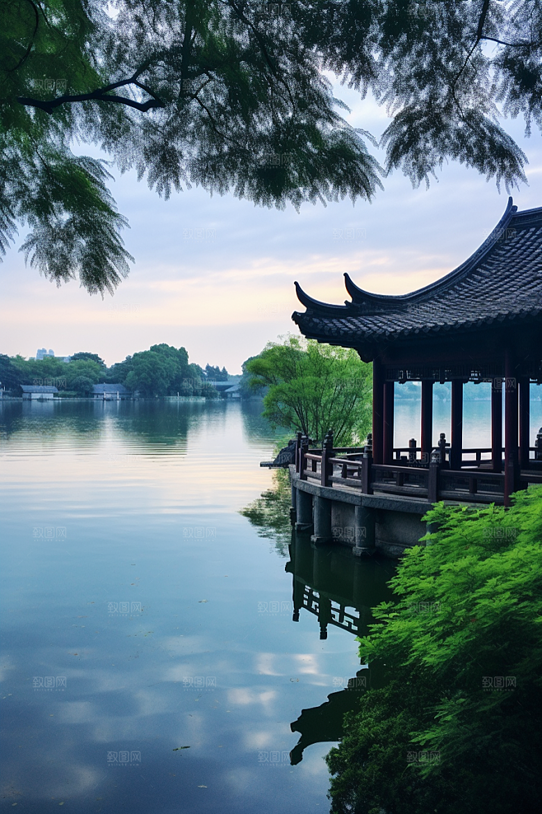 杭州城市风光都市风景摄影图