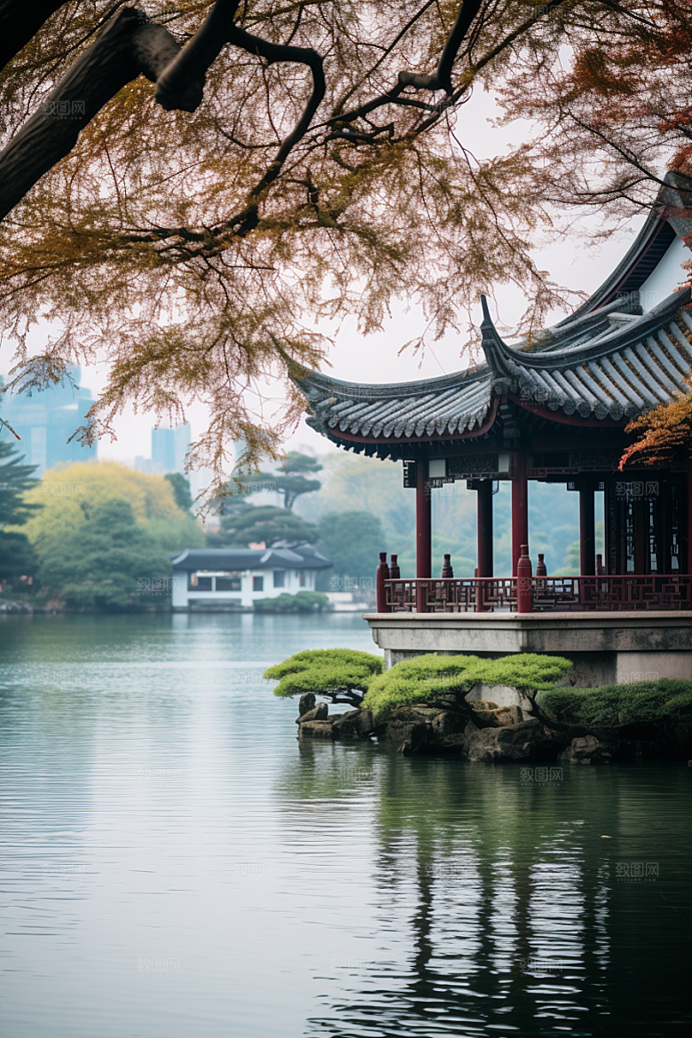 杭州城市风光高清旅游摄影图