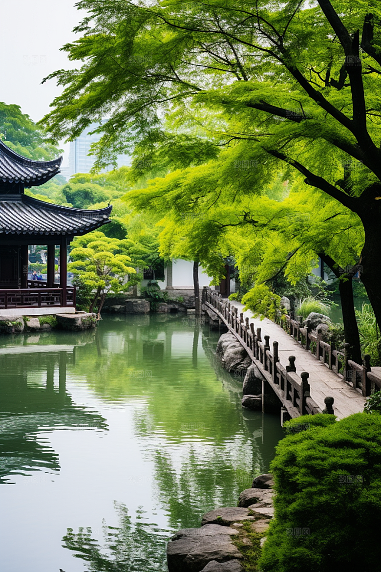 杭州城市风光旅行南宋古都摄影图