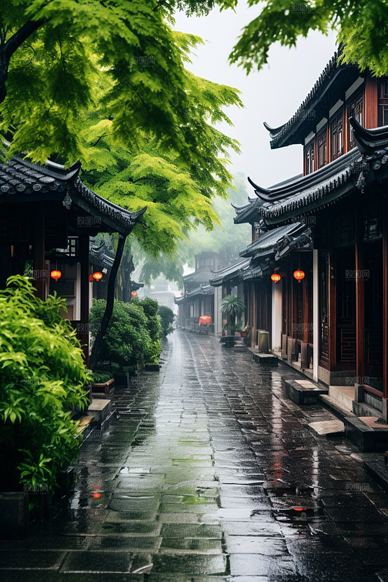 杭州城市风光旅行风景摄影图