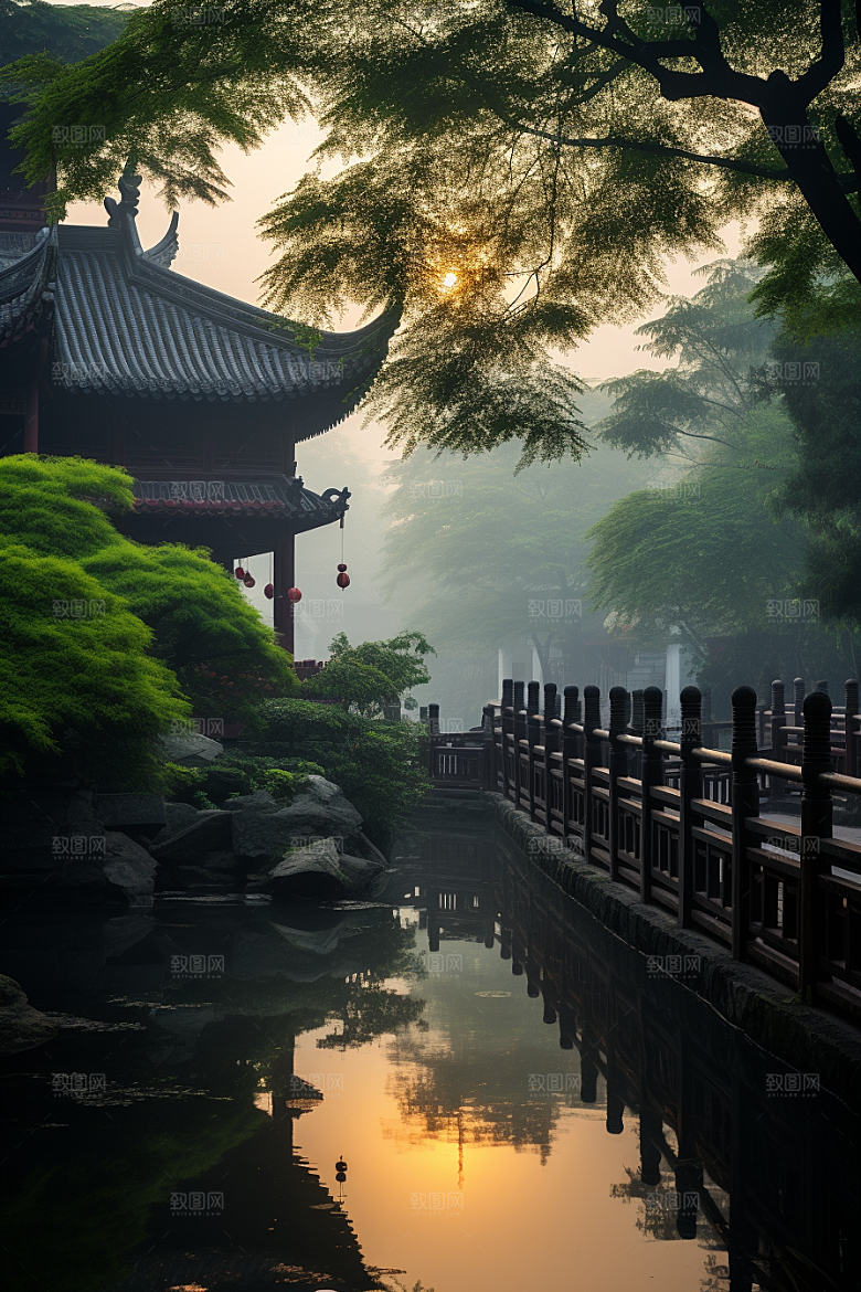 杭州城市风光景点高清摄影图