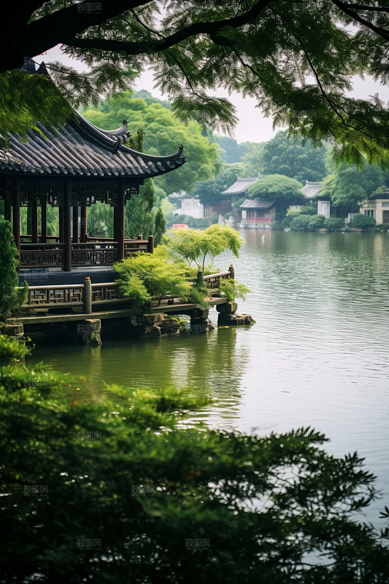 杭州城市风光都市旅游摄影图