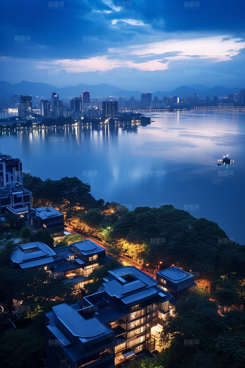 杭州城市风光旅行旅游摄影图