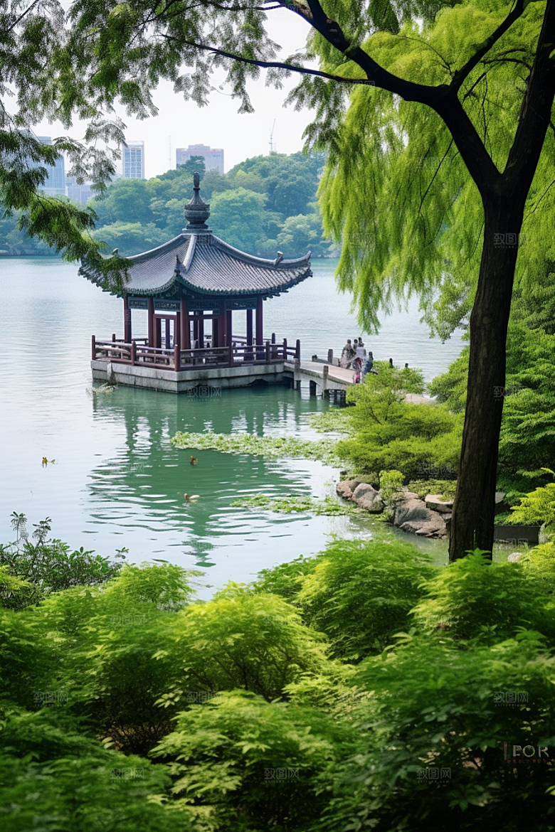 杭州城市风光南宋古都国内游摄影图