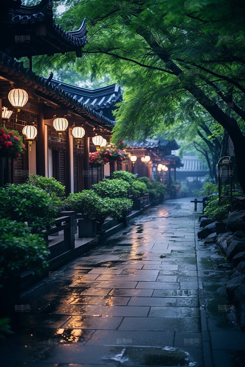 杭州城市风光旅游风景摄影图