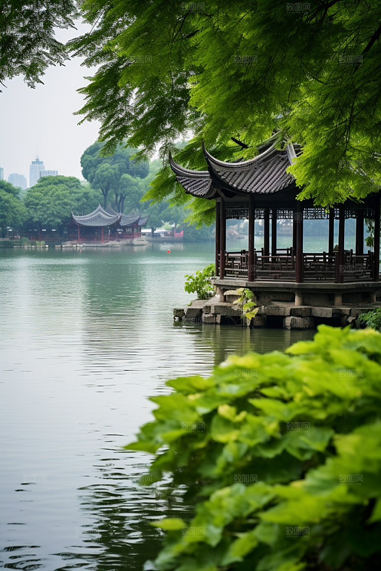 杭州城市风光旅行旅游摄影图