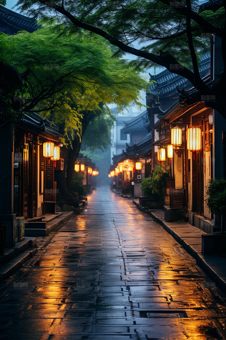 杭州城市风光都市旅游摄影图