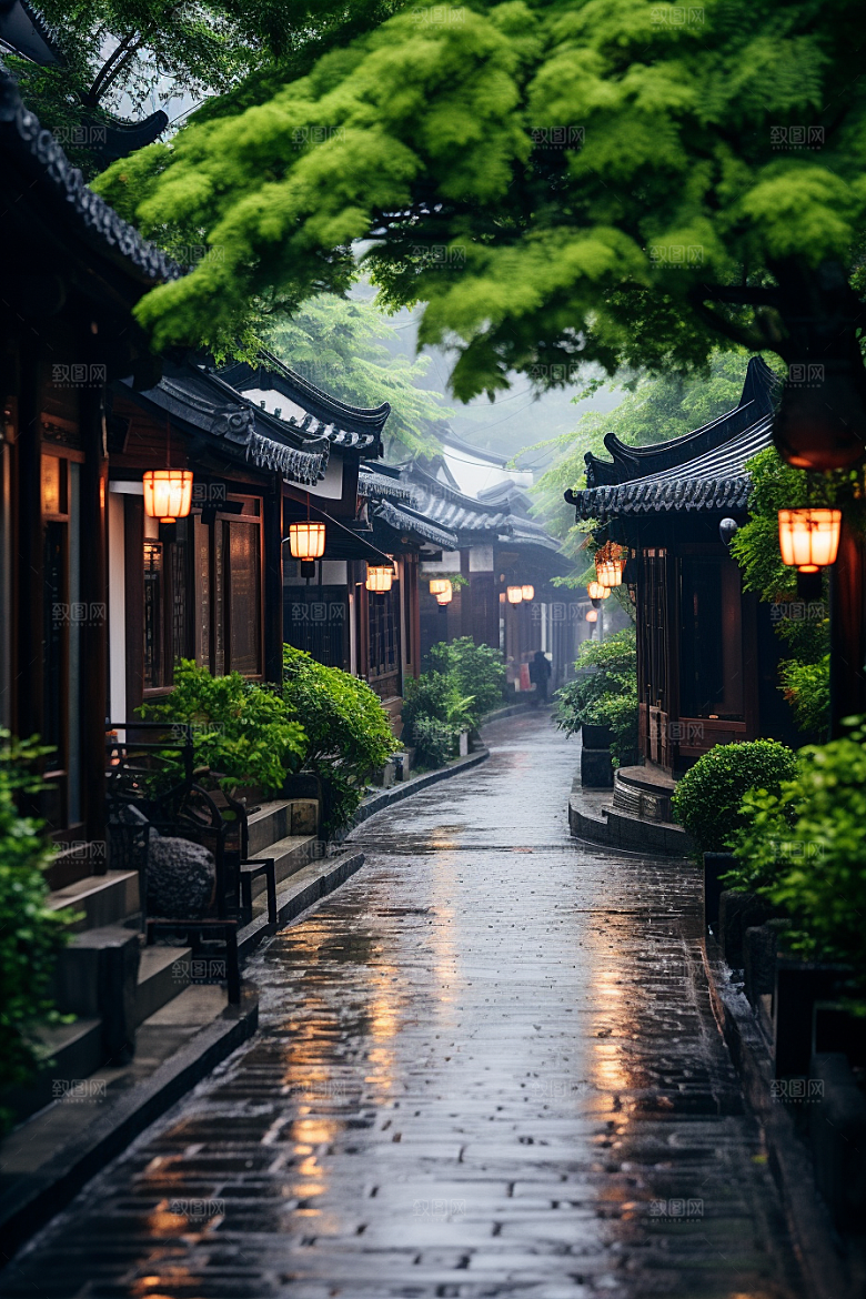 杭州城市风光地标国内游摄影图