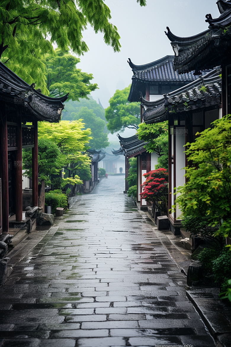 杭州城市风光都市南宋古都摄影图