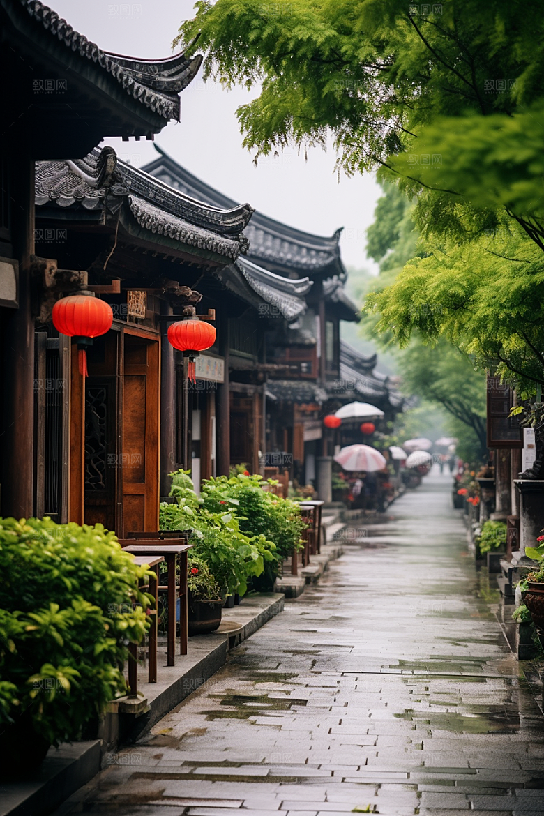 杭州城市风光高清国内游摄影图