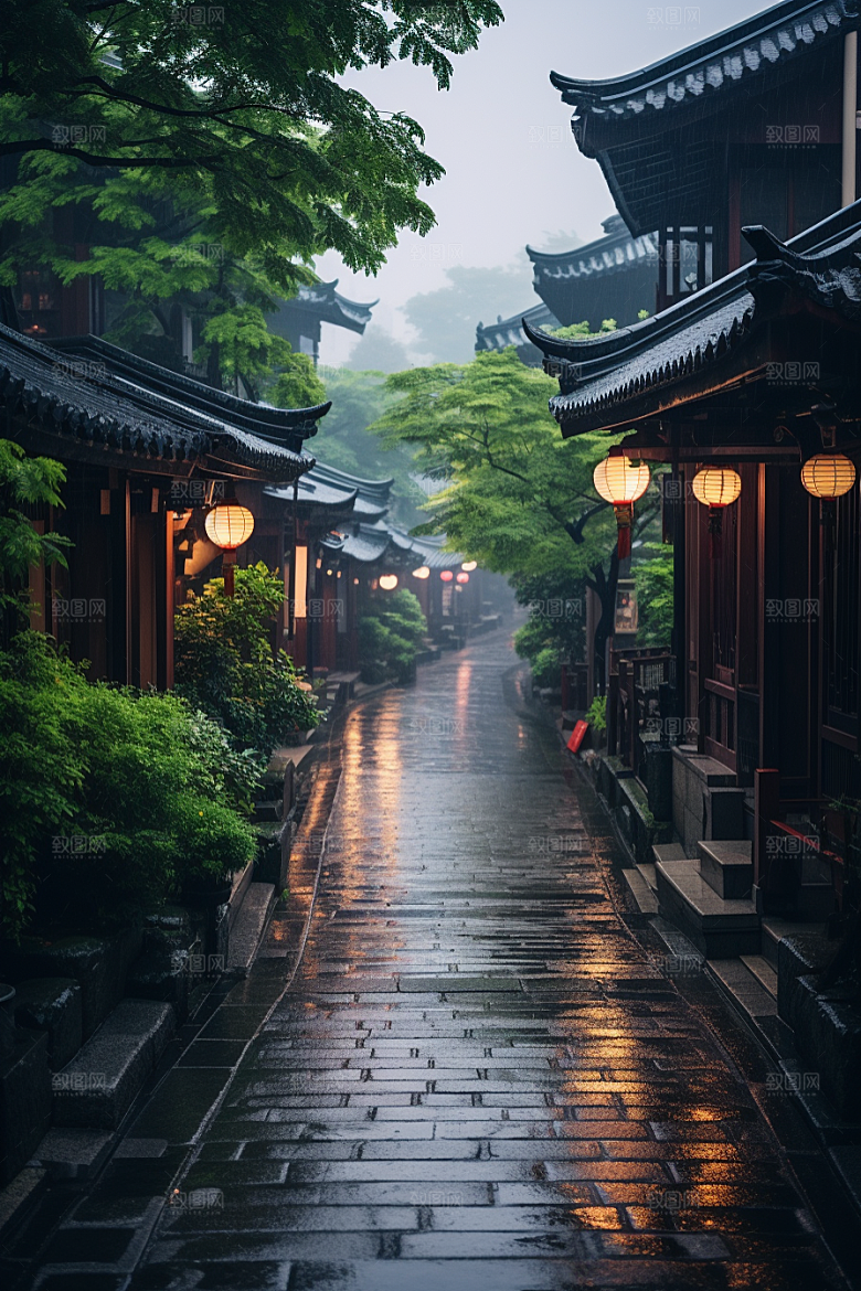 杭州城市风光国内游都市摄影图