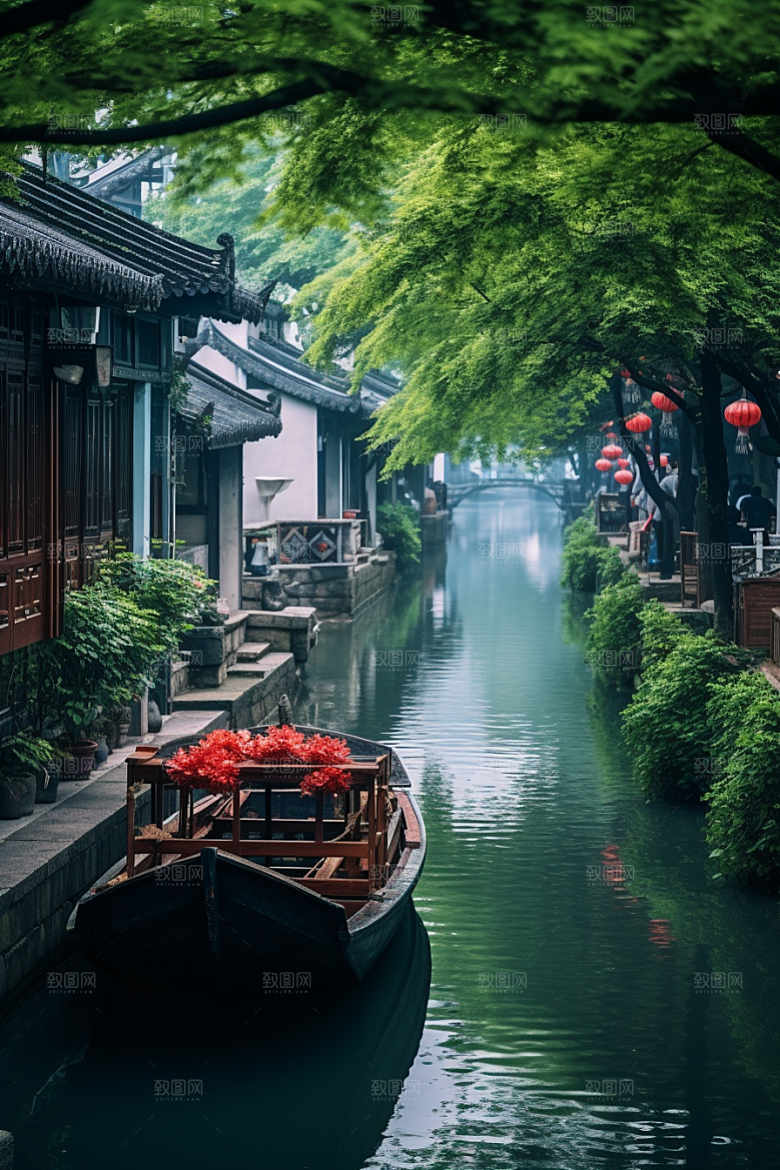 杭州城市风光旅行高清摄影图