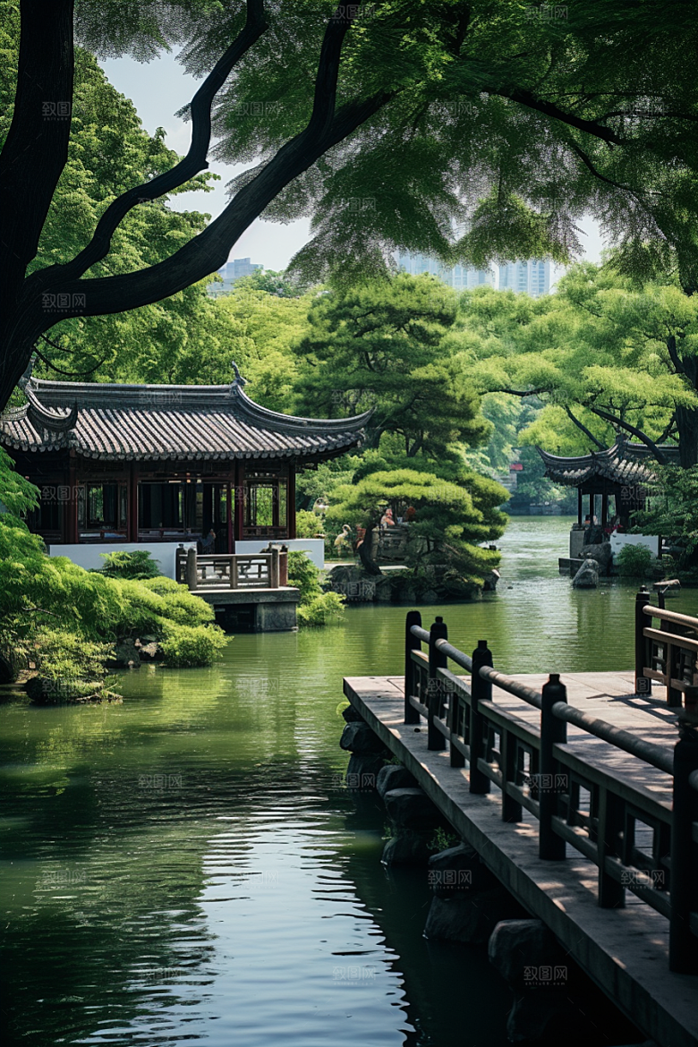杭州城市风光旅行南宋古都摄影图