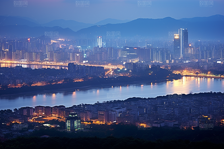 杭州城市风光国内游旅游摄影图