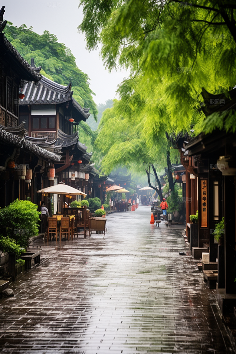 杭州城市风光国内游旅行摄影图