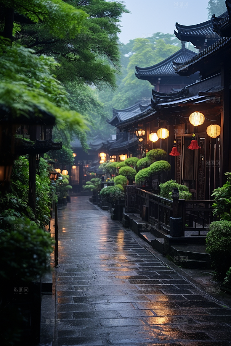 杭州城市风光都市旅行摄影图