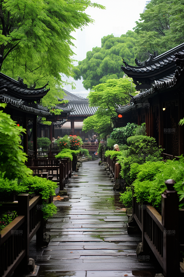 杭州城市风光国内游旅行摄影图