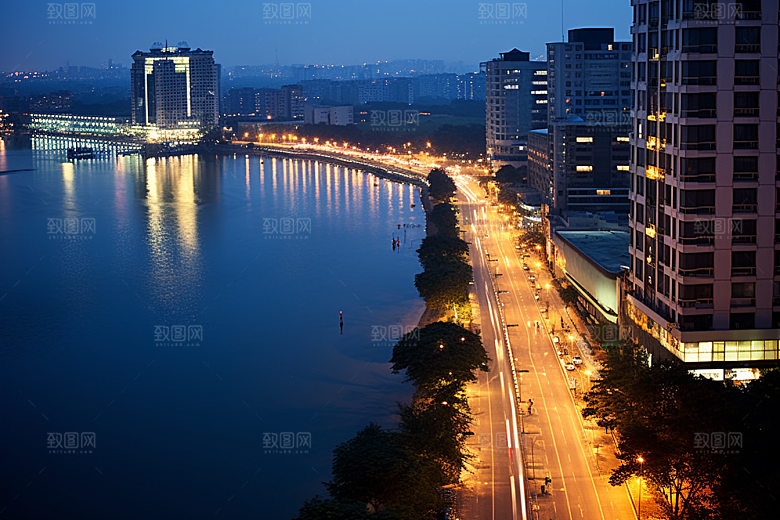 杭州城市风光南宋古都景点摄影图