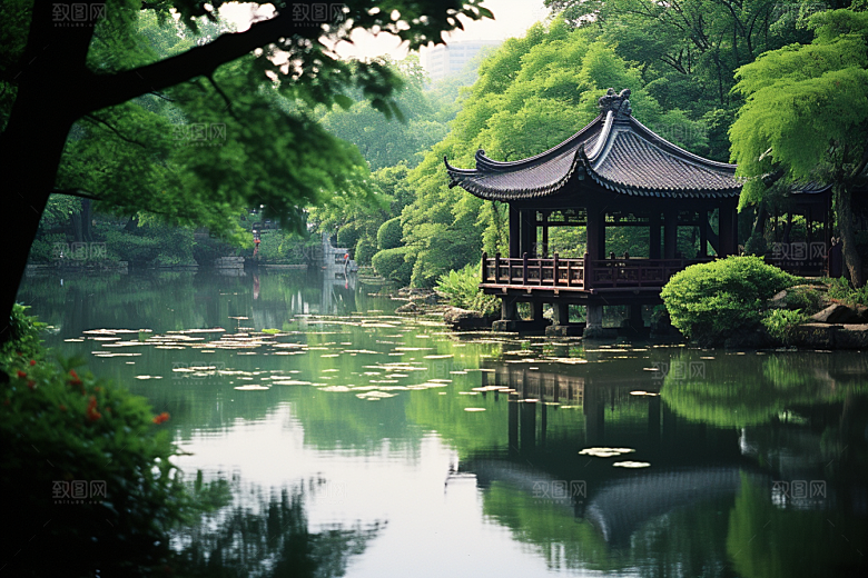 杭州城市风光景色国内游摄影图