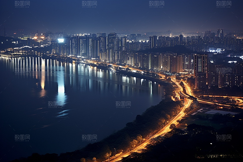 杭州城市风光南宋古都旅游摄影图