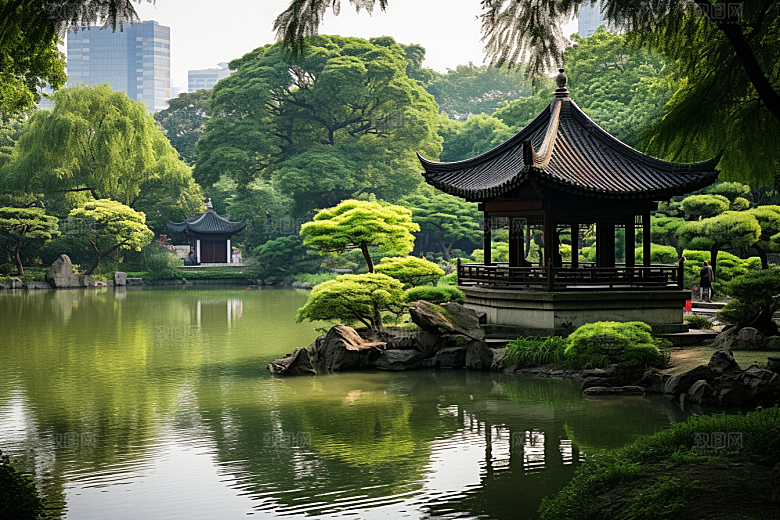 杭州城市风光风景旅游摄影图