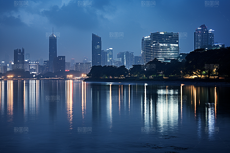 杭州城市风光南宋古都风景摄影图