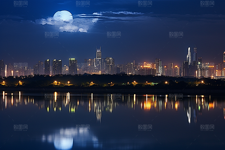 杭州城市风光南宋古都高清摄影图
