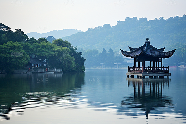 杭州城市风光风景旅游摄影图