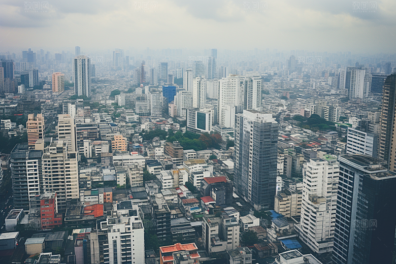 杭州城市风光南宋古都都市摄影图