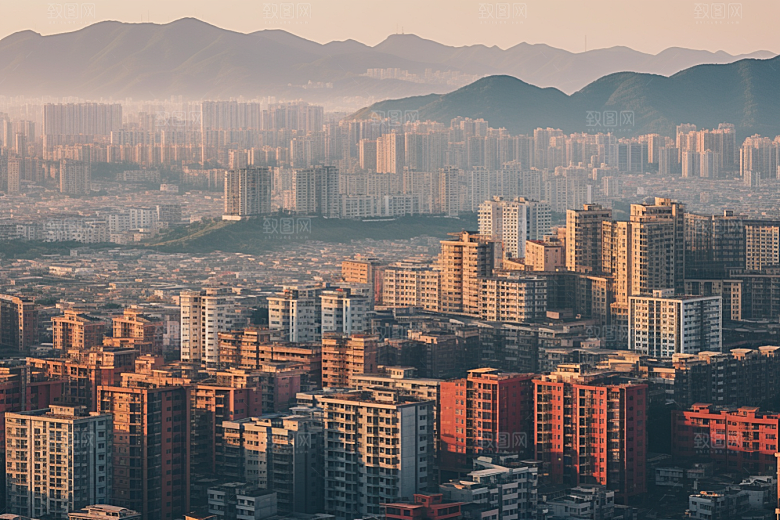 杭州城市风光风景景点摄影图