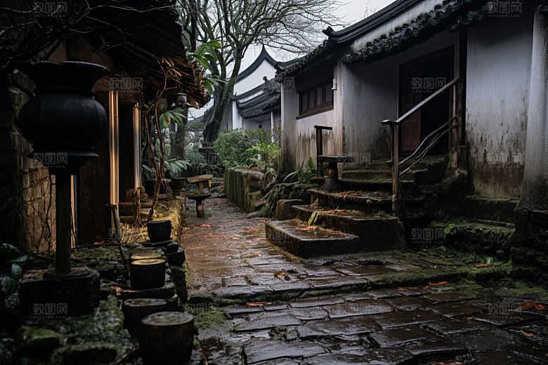 杭州城市风光景点地标摄影图