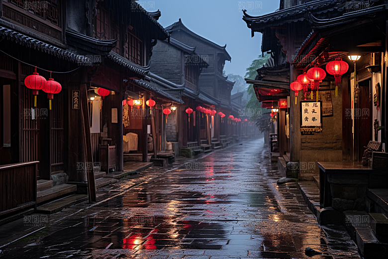 杭州城市风光风景南宋古都摄影图