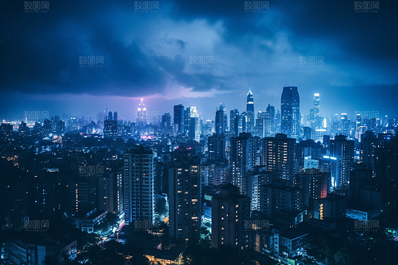 杭州城市风光国内游景色摄影图