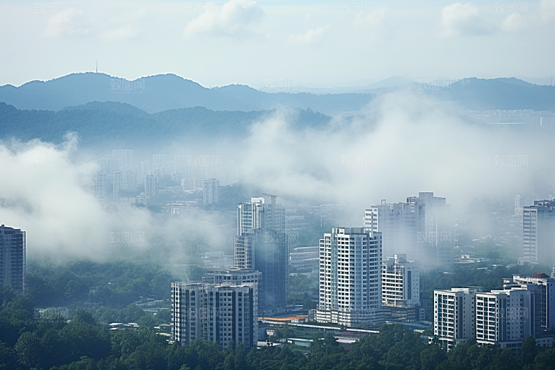 杭州城市风光南宋古都旅行摄影图
