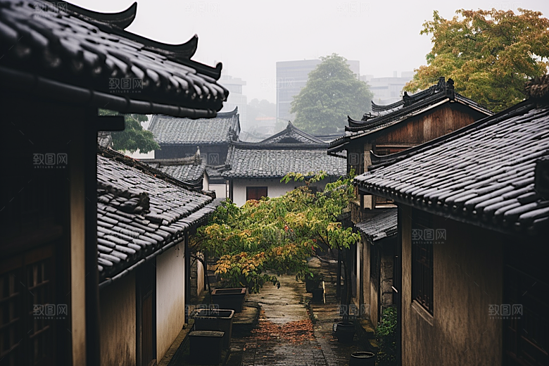 杭州城市风光都市南宋古都摄影图