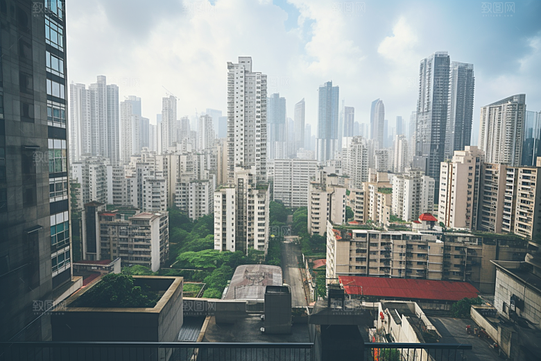 杭州城市风光景色南宋古都摄影图